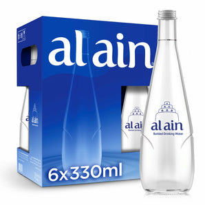 Al Ain Still Water Glass Bottle 330ml Pack of 6