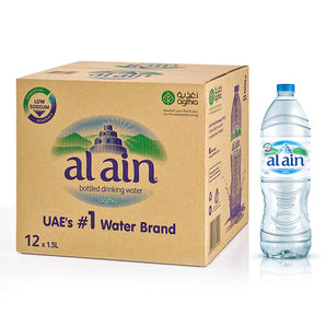 Al Ain Bottled Drinking Water - 1.5L Pack of 12