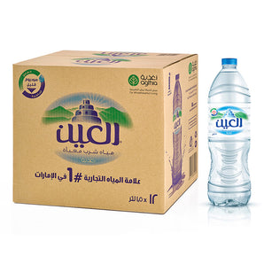 Al Ain Bottled Drinking Water - 1.5L Pack of 12