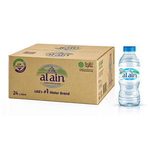 Al Ain Bottled Drinking Water - 330ml Pack of 24