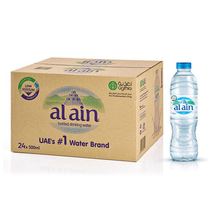 Al Ain Bottled Drinking Water - 500ml Pack of 24