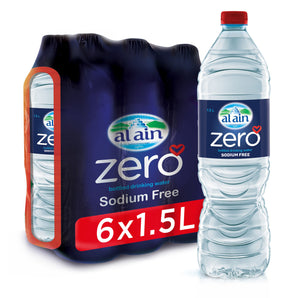 Al Ain Zero Bottled Drinking Water - 1.5L Pack of 6