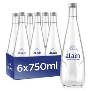 Al Ain Still Water Glass Bottle 750ml Pack of 6