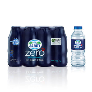 Al Ain Zero Bottled Drinking Water - 200ml Pack of 12