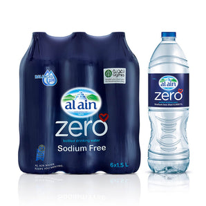 Al Ain Zero Bottled Drinking Water - 1.5L Pack of 6